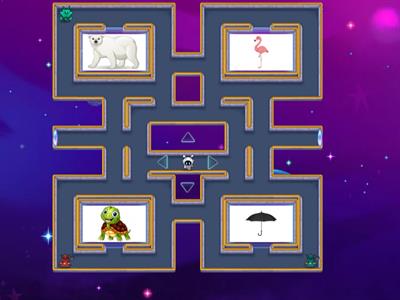 Maze chase - The Mixed-up Chameleon - part 2 - level 1 - MEIE