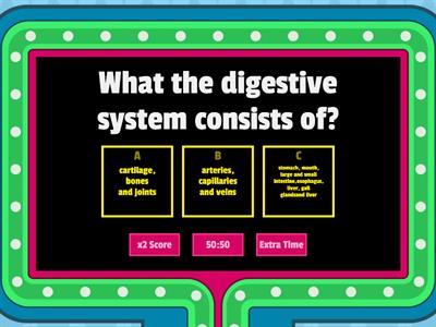 The Digestive System game