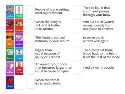 Match the definitions with the words (Unit 7 Skills 2)