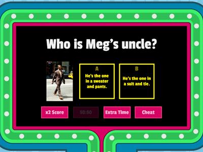 Who is Meg's kin?