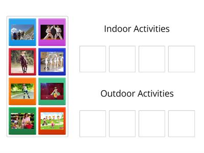 A4 INDOOR & OUTDOOR ACTIVITIES