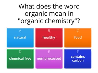 L2 Organic chemistry introduction