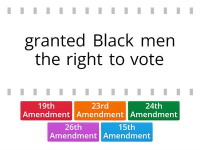 Voting Rights Amendments