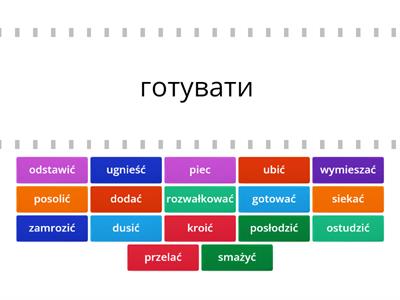 ukraiński - czasowniki - kuchnia 2