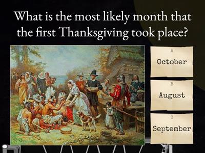 Thanksgiving Trivia 