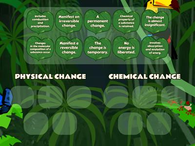 PHYSICAL CHANGE AND CHEMICAL CHANGE