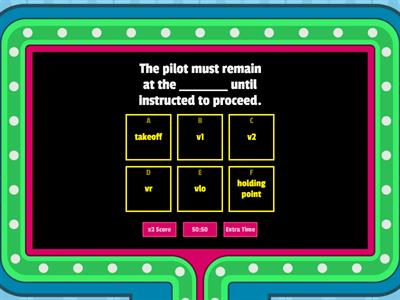 Civil Aviation Unit 7- Multiple Choice 