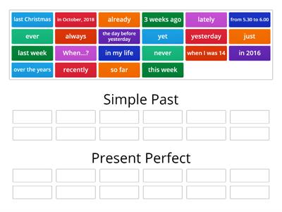  Present Perfect - time adverbs