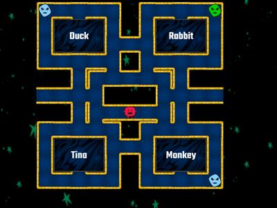 Play in English BLUE - Characters - Maze
