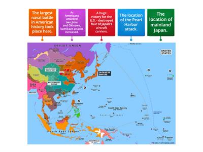 Map Activity: Pacific Theater