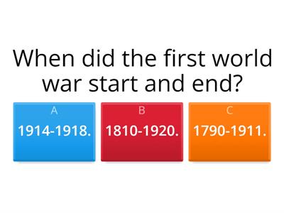 The first word war.