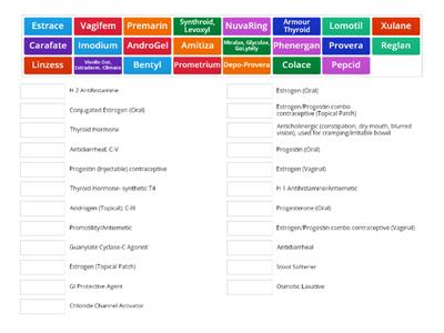 Drugs Quiz 7 Therapeutic Categories 1