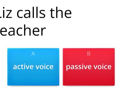 active voice and passive voice 