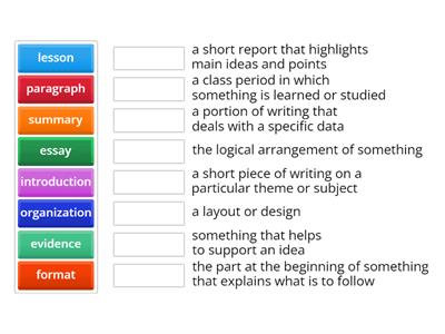 Pre-TOEFL Listening vocabulary week 6