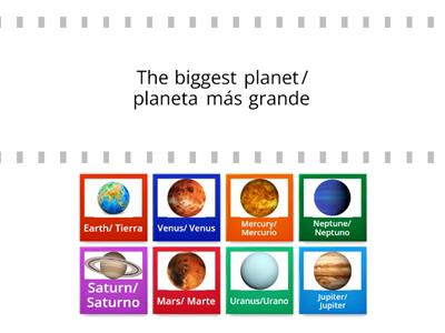 guessing Game  planets