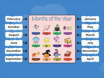 Months of the Year (map)