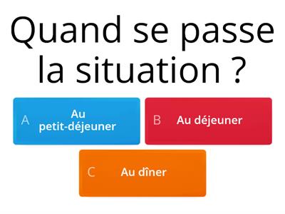 Vocabulaire de la nourriture