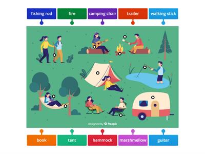 Camping Vocabulary - Culture+ Pack