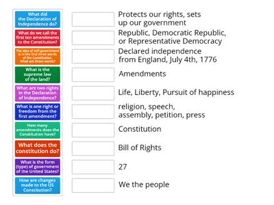 U.S. Citizenship Test 2022 p. 1