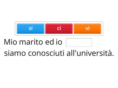 Verbi riflessivi al passato prossimo