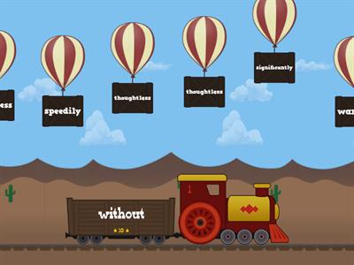 consonant suffixes balloon pop