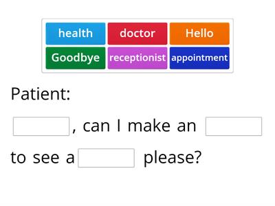 Making a Doctor's appointment (Covid Version)