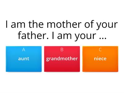 SO Starter, unit 2.2, family vocabulary