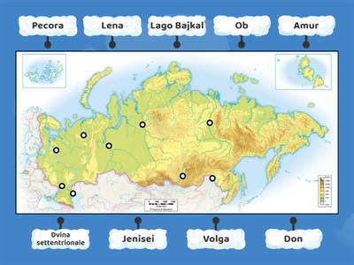 FEDERAZIONE RUSSA: fiumi e laghi