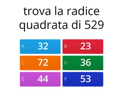 La radice quadrata 