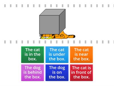KS1 - Prepositions Find and match