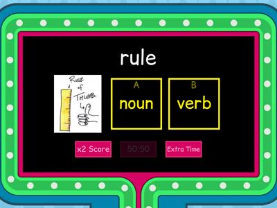 L5_6 LV u -e rule /oo/ Word List Nouns/Verbs