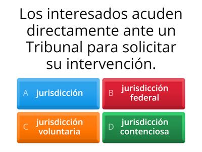 Clases de Jurisdicción