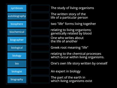 Bk Root Word bio