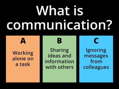 Communication, Teamwork, and Collaboration Review