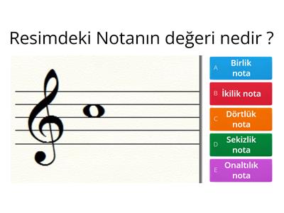 Nota Değerleri ve Vuruşlar (Müzik Dersi)