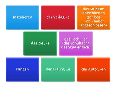 A2 E1 Wortschatz Gute Gründe für Deutsch