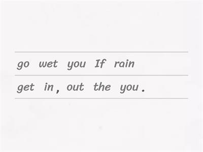 Zero and First Conditionals