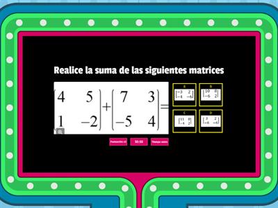 SUMA DE MATRICES