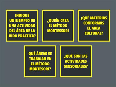 MÉTODO MONTESSORI