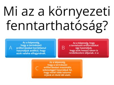 Természeti fenntarthatóság