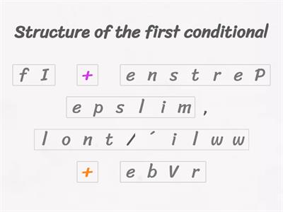 First Conditional