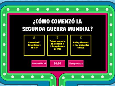 ¿Cuánto sabes sobre la segunda guerra mundial?