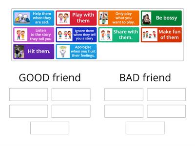 How to be a Good/Bad Friend SORT