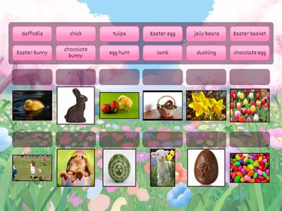 EASTER vocabulary Flashcards