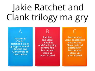 Ratchet & Clank Trilogy quiz
