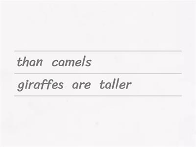 Comparative Adjectives 