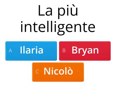 quiz della prima media:i miei compagni