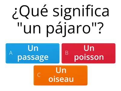 VOCABULARIO DEL POEMA "LAS CUATRO ESTACIONES" (Lucía)