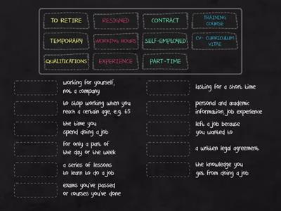 File 8B work vocabulary