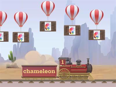 Pop the balloons - The Mixed-up Chameleon - part 1 - level 1 - MEIE